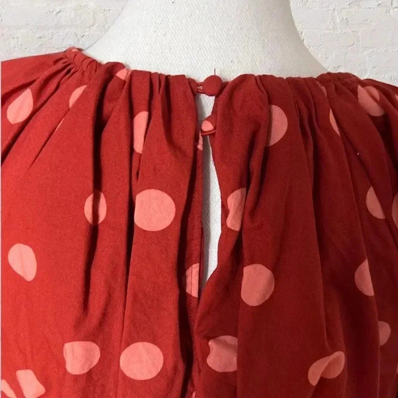 Anthropologie Maeve Poplin Bubble Blouse Size XXS - Picture 6 of 10